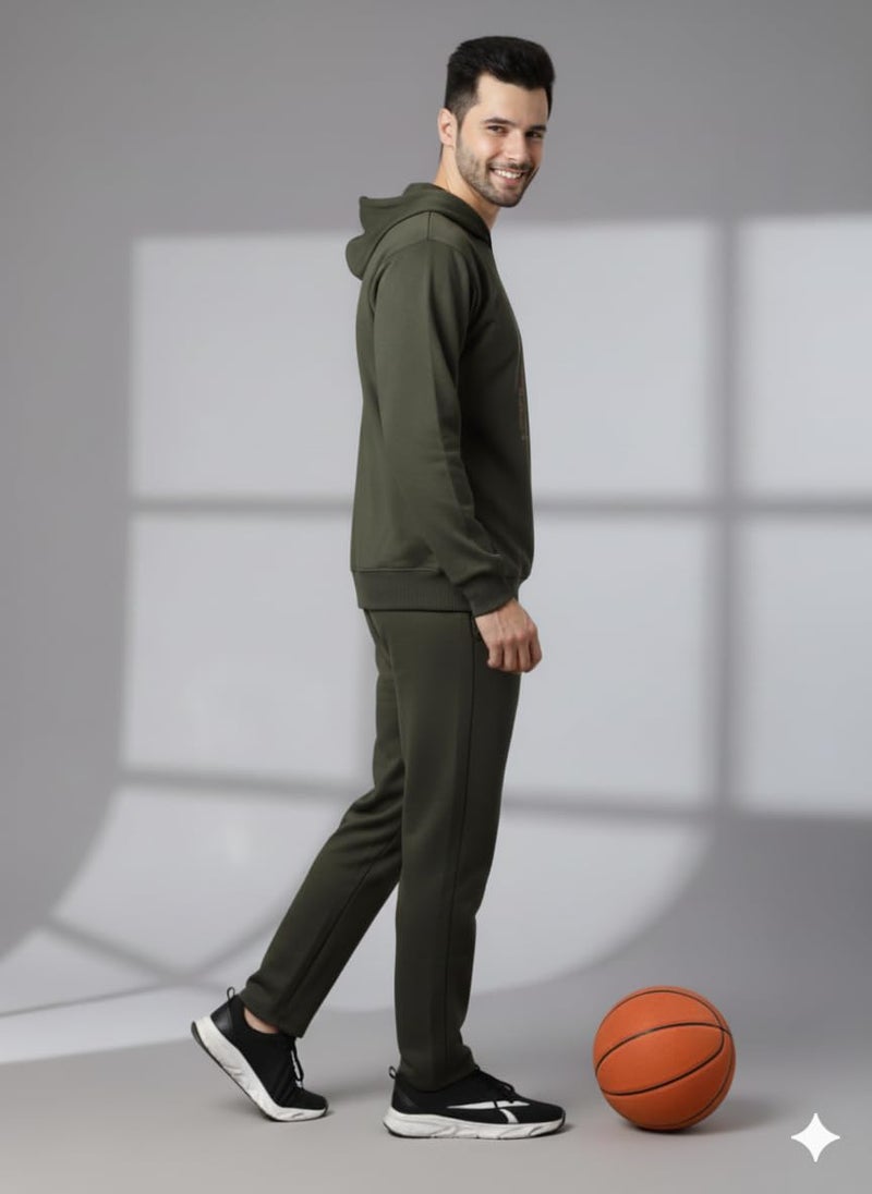 Mack Jonney Graphic Print Track Suit for men | Co-ord Set | Warm Fleece Tracksuit Set | Full Sleeve Hoodie-M4864 - Image 3