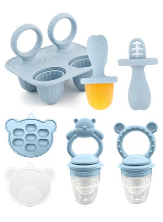 Popsicle Mold Set 7 Pieces Homemade Silicone Popsicle Maker Easy Release Ice Cream Molds Reusable DIY Pop Molds (Blue) - pzsku/ZCD67AE18B461E45173DFZ/45/1747555816/ad7555e1-33a6-4473-837d-6394f10788ea