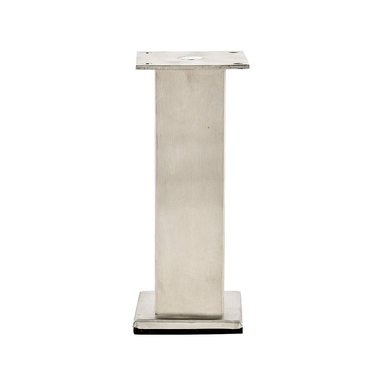 Generic eHardware Depot Stainless Steel Square Shape Sofa Furniture Table Leg SS Matt Finish 8 inch  - Image 1