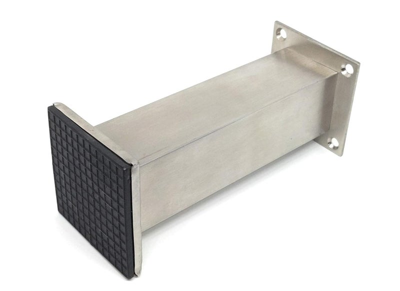 Generic eHardware Depot Stainless Steel Square Shape Sofa Furniture Table Leg SS Matt Finish 8 inch  - Image 2