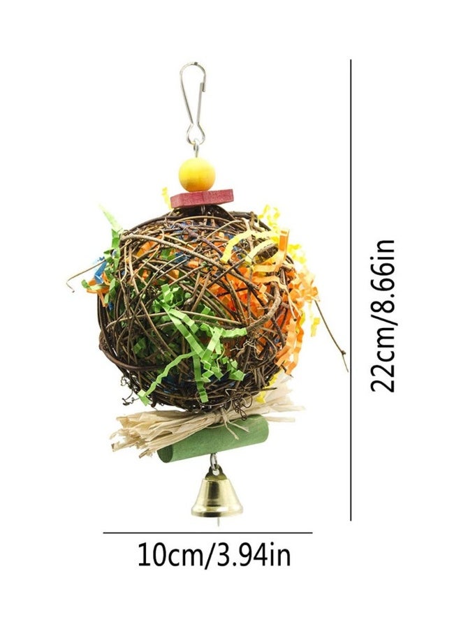 Generic 2 Pack Bird Chewing Toys Foraging Shredder Toy Parrot Cage Hanging Toy for Cockatiel Conure African Grey  - Image 4