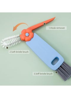 Mmmon 3PCS 3 in 1 Cleaning Brush,Cup Lid Crevice Cleaning Brush,Multi-Functional Bottle Cleaning Brushes  - Image 2