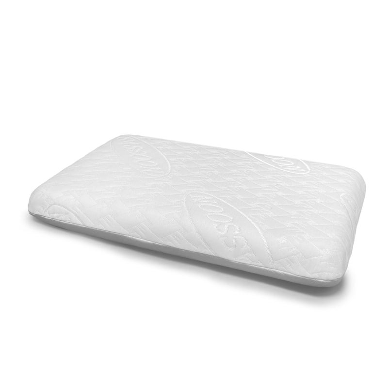 Sassoon Anatolia- Slim Memory Foam Pillow, Ultra Slim, Ergonomic Design, Pain Free Quality Sleep, Constant Temperature, Breathable Fabric, Wrinkle Resistant, Lightweight, Portable, (26 x 17 x 3) inch - Image 1