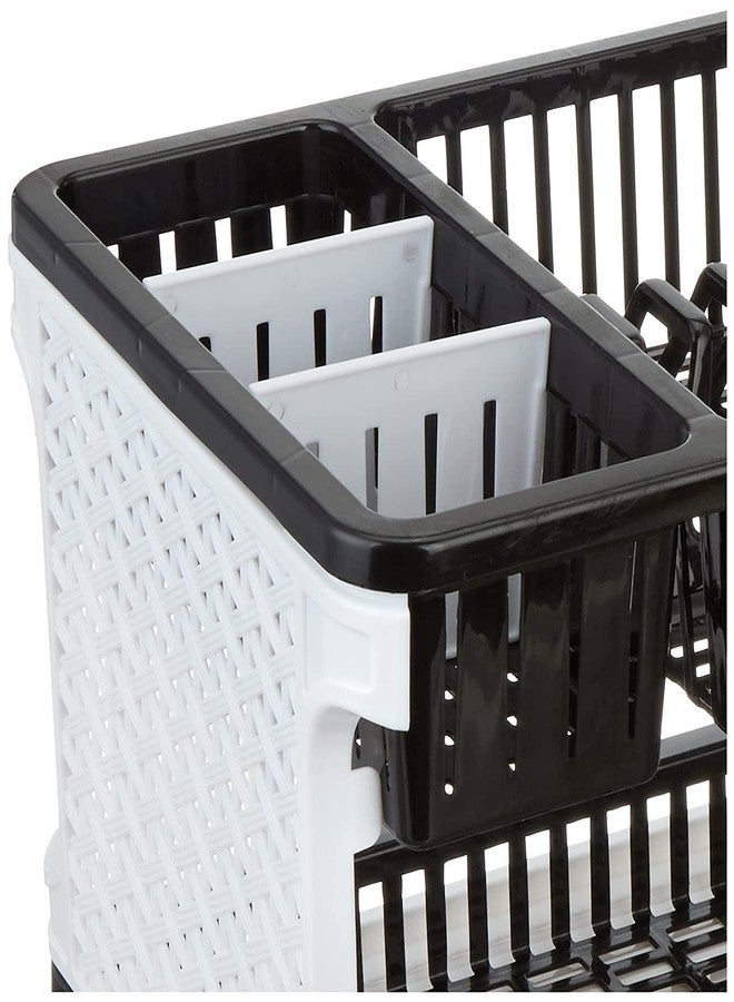 Dweezhet Kitchen Organizer Rack with Water Storing Tray/Dish Rack Utensil ABS Plastic Kitchen Rack - Image 5