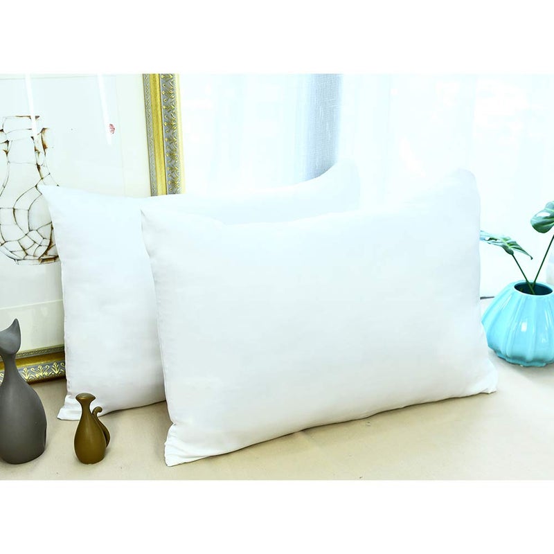 Jocoku Jocoku 100% Mulberry Silk Pillowcases Set of 2 for Hair and Skin and Super Soft and Breathable King Size Nature Silk Pillowcases (King  White)  - Image 2