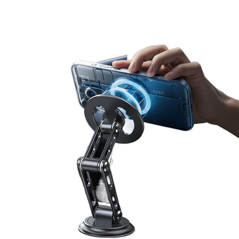 MZ Black Magnetic Car Phone Holder for Universal Fit - Image 5