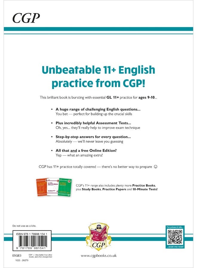 New 11+ GL English Practice Book & Assessment Tests - Ages 9-10 (with Online Edition) (CGP 11+ GL) - Image 2