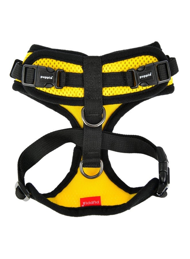 PUPPIA Puppia RiteFit Dog Harness Mesh Over-The-Head All Season No Pull No Choke Walking Training Adjustable Neck & Chest for Small & Medium Dog - Yellow - Small  - Image 2