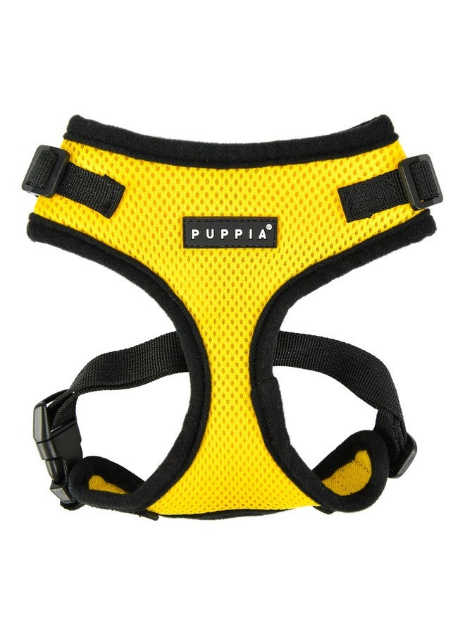 PUPPIA Puppia RiteFit Dog Harness Mesh Over-The-Head All Season No Pull No Choke Walking Training Adjustable Neck & Chest for Small & Medium Dog - Yellow - Small  - Image 1