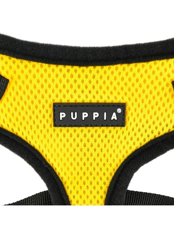 PUPPIA Puppia RiteFit Dog Harness Mesh Over-The-Head All Season No Pull No Choke Walking Training Adjustable Neck & Chest for Small & Medium Dog - Yellow - Small  - Image 3