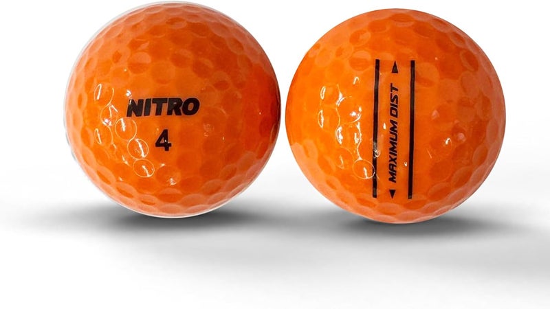 Nitro NMD12OBXC Maximum Distance Golf Ball (12-Pack), Orange - Image 3