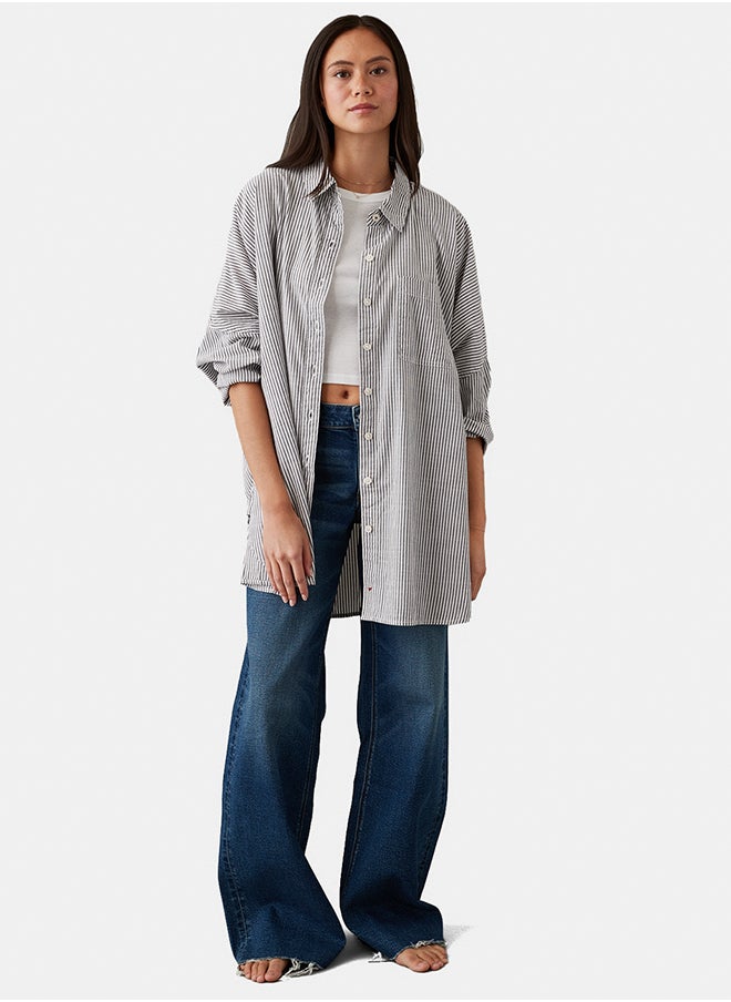 American Eagle - AE Go Big Oversized Shirt - Image 1