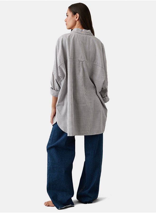 American Eagle - AE Go Big Oversized Shirt - Image 1