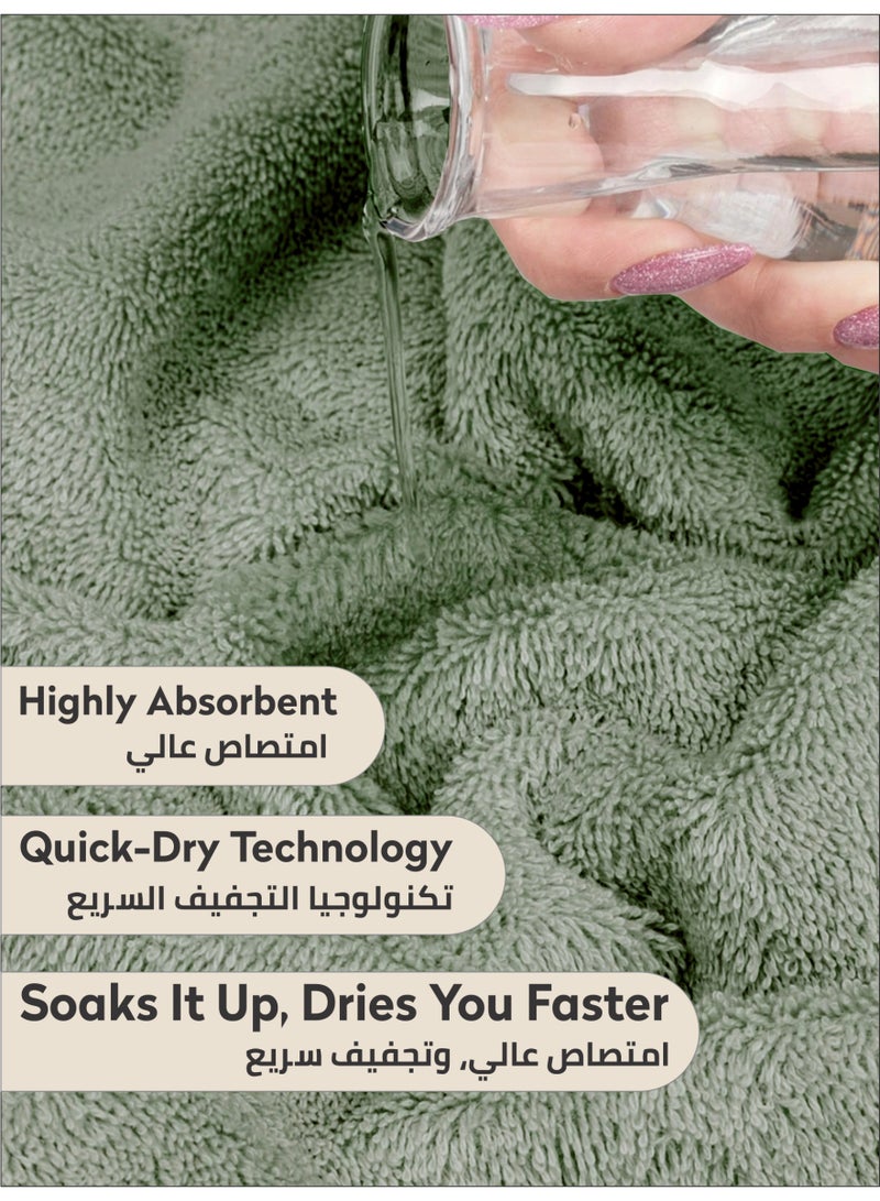 Donetella Premium 100 % Combed Cotton 1-Pcs Bath Towel(70 X 140 CM) 600 GSM Large Towel, Highly Absorbent, Quick Dry,Best Towel for Bathroom, Spa And Hotel - Image 4