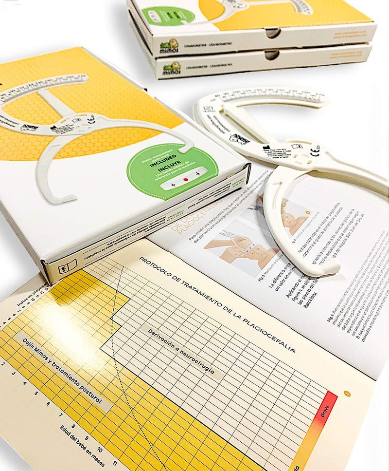 Mimos Craniometer (1 Unit) - Cranial Asymmetry Measurement Tool, Diagnosis and Follow-up of Baby Flat Head Syndrome, Plagiocephaly Assessment. - Image 2
