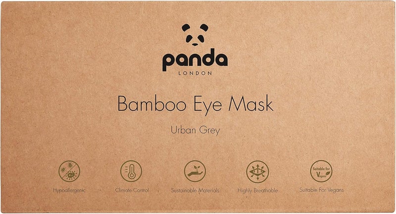 Panda Bamboo Eye Mask Urban Grey - Image 4
