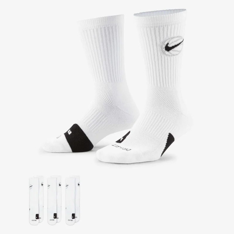 Nike Everyday Crew Basketball Socks (3 Pairs)