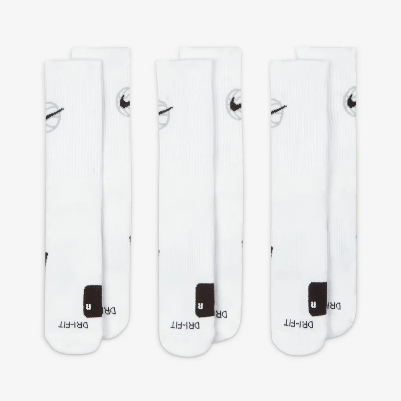 Nike Everyday Crew Basketball Socks (3 Pairs)