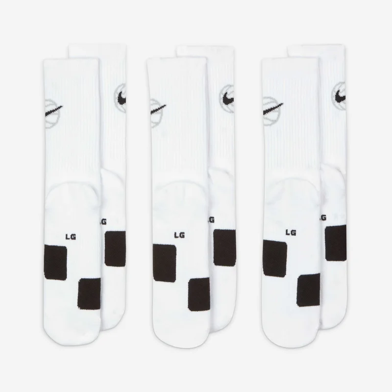 Nike Everyday Crew Basketball Socks (3 Pairs)