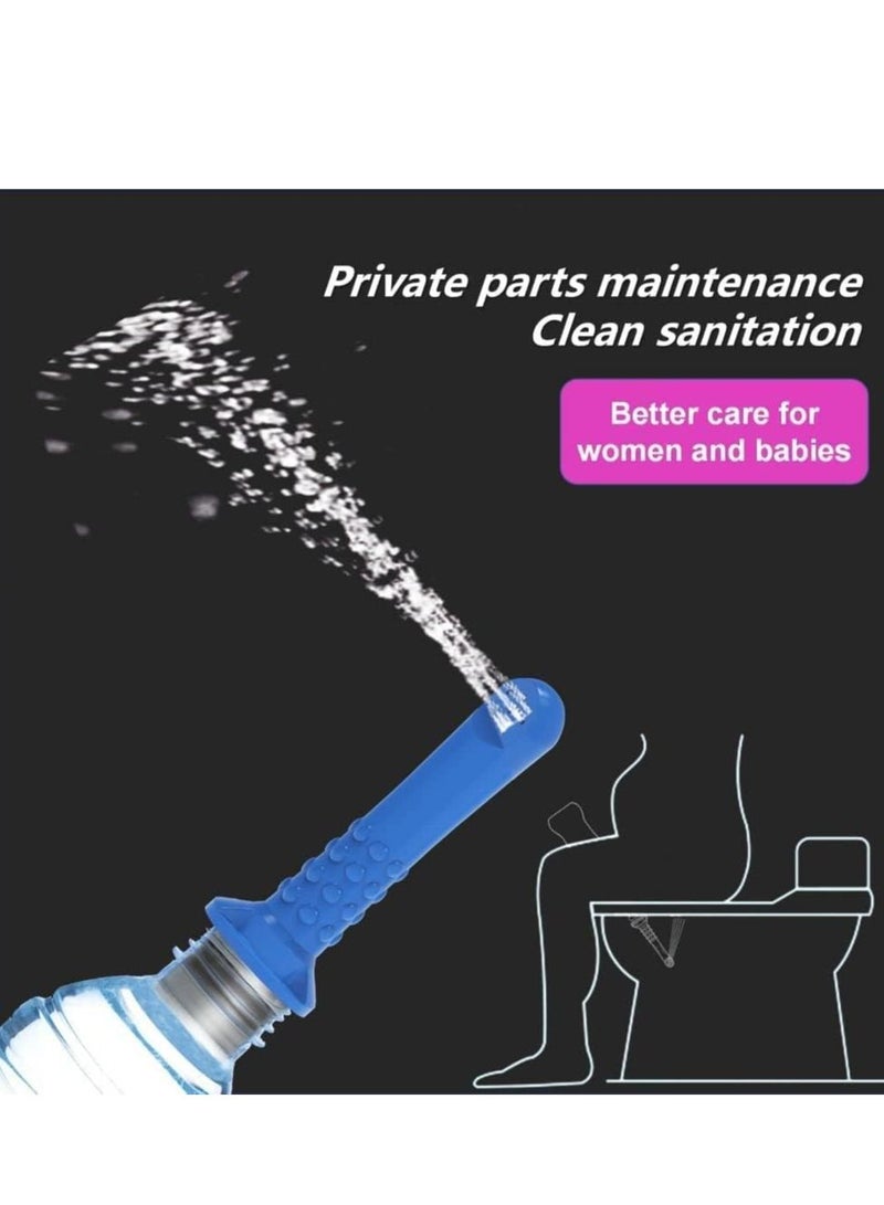 Excefore Portable Bidet for Toilet 3 Pack Travel Bidet Compatible with Every Bottle, Handheld Camping Bidet for Women & Men for Personal Hygiene  - Image 4