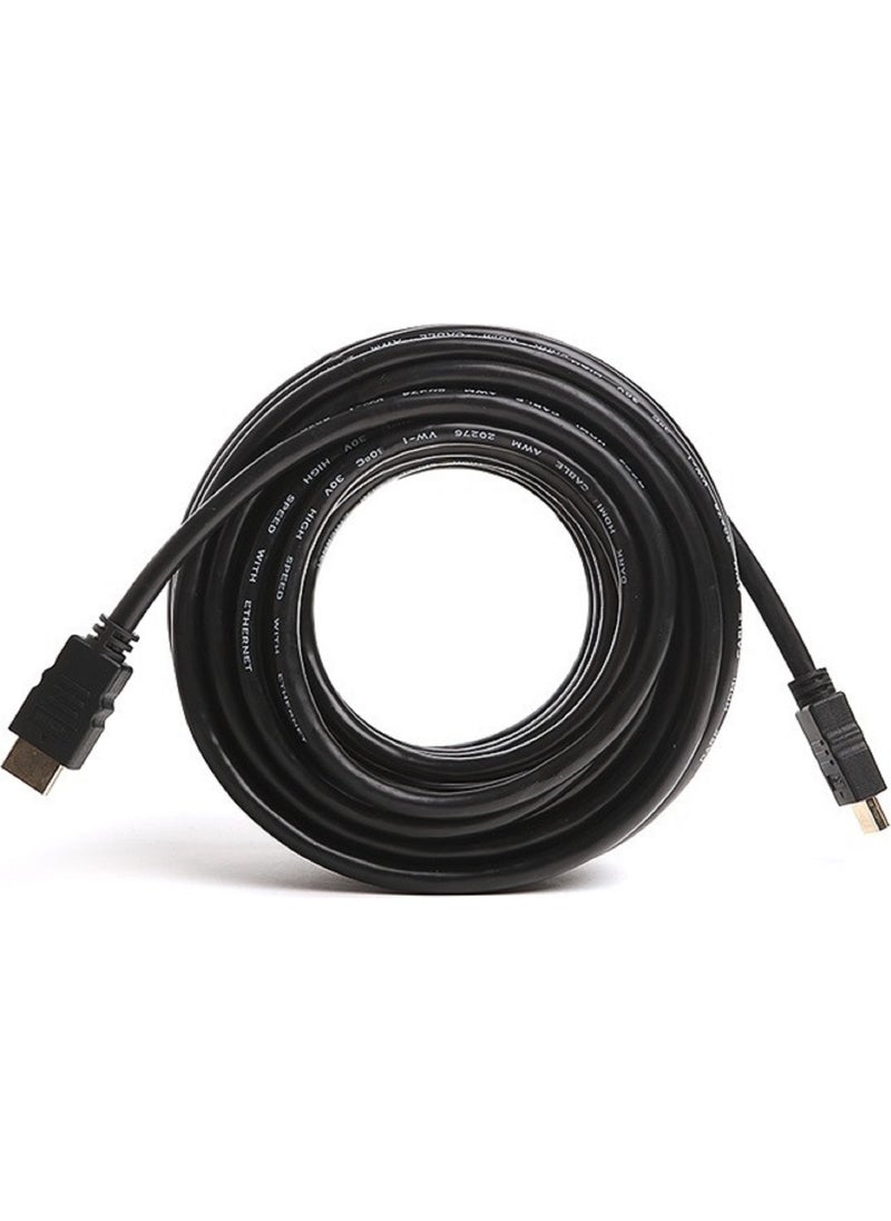 Ata Elektronik - Gold Tipped Full HD HDMI Cable - 10M - Image 1