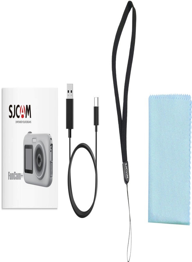 SJCAM FunCam+ Dual Screen Action Camera | 1080P Ultra HD | 2.4" Large Display, Video & Photo, Timelapse for Kids & Adults | Yellow - Image 4