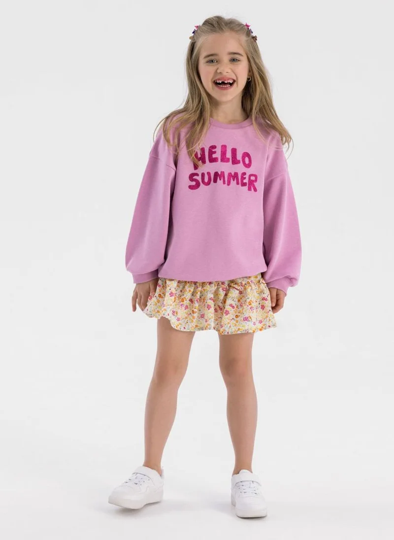 مينوتي Kids Girls Crinkle Layered Skirt