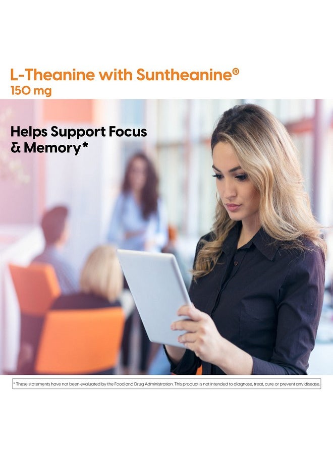 Doctor's BEST - Doctor's Best L-Theanine Contains Suntheanine, Helps Reduce Stress & Sleep, Non-GMO, Gluten Free, Vegan, 150 mg (DRB-00197), 90 Count - Image 1