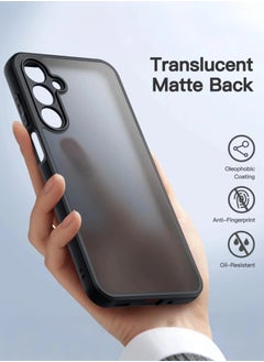 ZORIK ZORIK Matte Case for Samsung Galaxy A16 5G / 4G 6.7-Inch, Frosted Translucent Back Protective Slim Phone Cover, Anti-Fingerprints (Black)  - Image 4