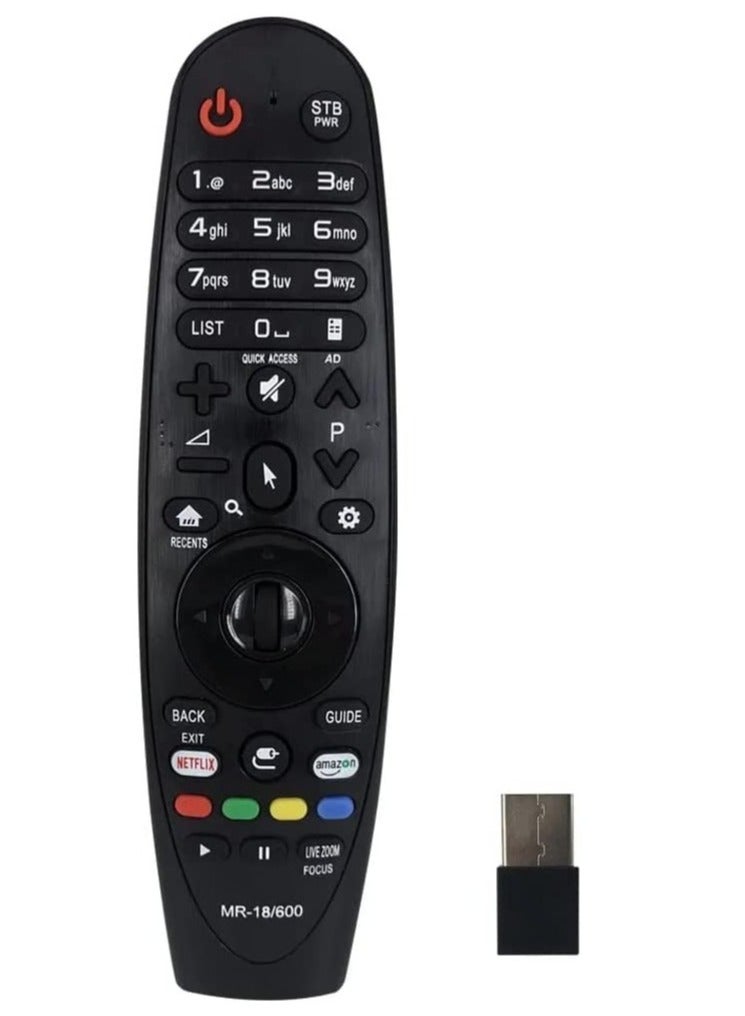 Replacement Smart tv remote control for usb MR-18/600 for LG tv control smart remote - Image 1