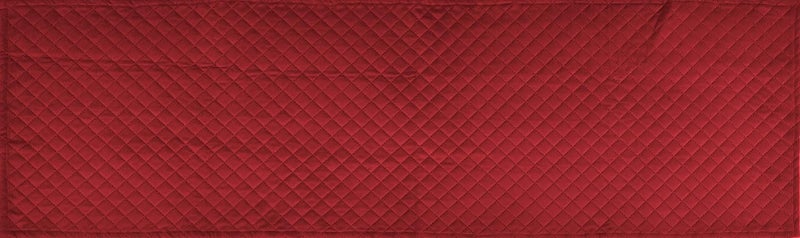 MAYSHA CREATIONS MAYSHA CREATIONS 200TC Solid Quilted Velvet Single Bed Runner Scarf with Matching Cushion Covers Bed Linen ScarfDecorative Set for BedroomsHotel RoomsGuest Rooms Maroon  - Image 3