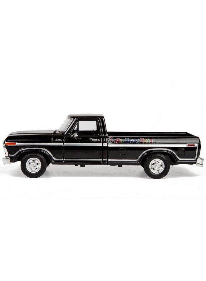 Motormax 1979 Ford F-150 Pickup Classic F150 Pick Up Truck 1:24 Diecast Collectible Model Car Black 79346 All Star Toys Exclusive - Image 4
