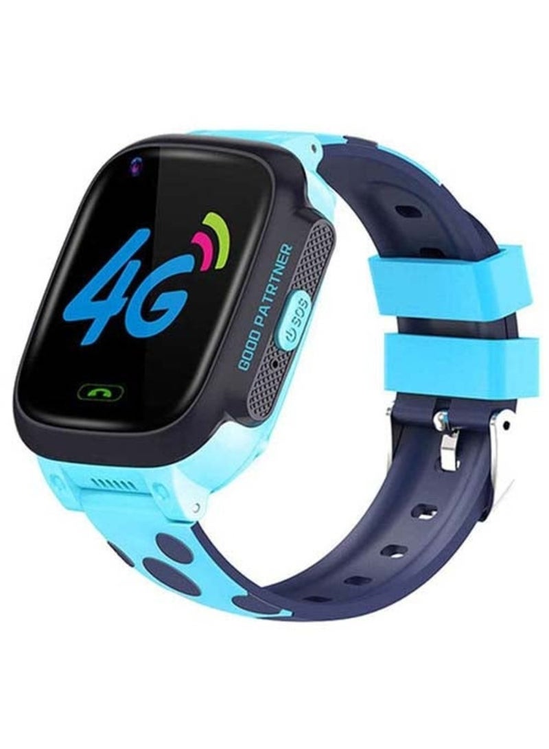 Nabi 4G GPS Waterproof Kids Smart Watch in Blue, with Real-Time Location Tracking and Two-Way Call Functionality" - Image 1