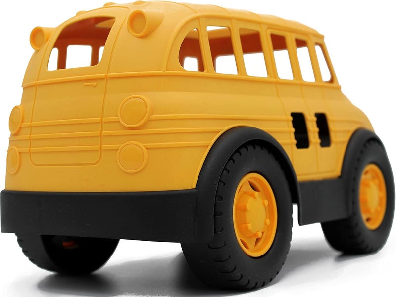 ROLL UP KIDS Eco-Friendly Toy School Bus with Open Roof for Toddlers - Image 5