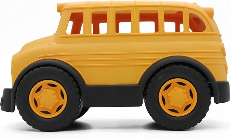 ROLL UP KIDS Eco-Friendly Toy School Bus with Open Roof for Toddlers - Image 3