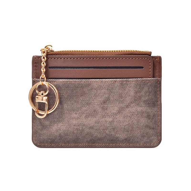 Leather Flip Wallet & Card Holder with Multiple Pockets + Separate Card Holder - Green - Image 2