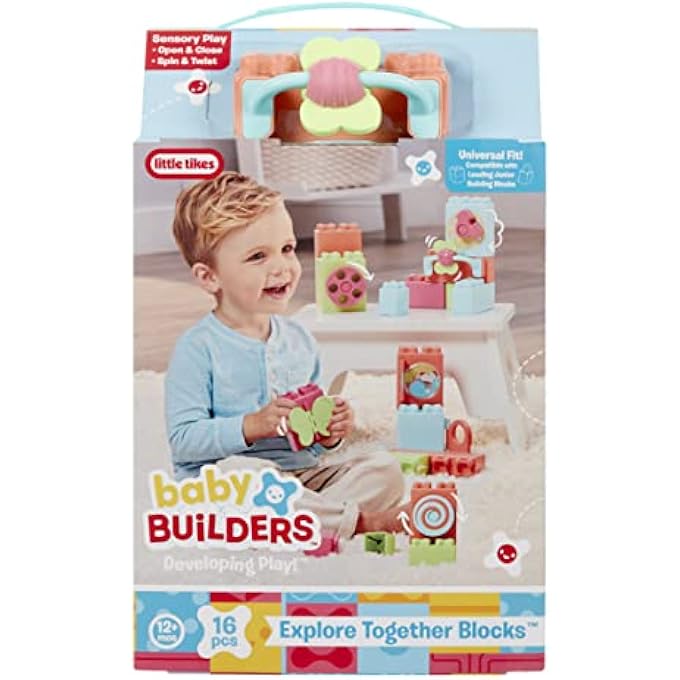 BABY BUILDERS - EXPLORE TOGETHER BLOCKS FIRST BLOCKS, 16 PCS - Image 3