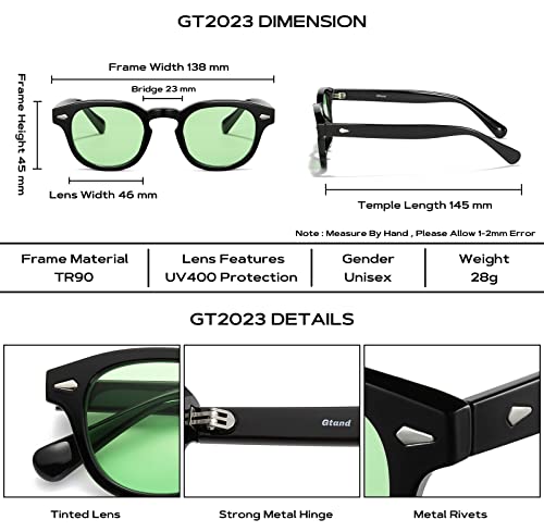 Gtand Unisex Vintage Retro Round Style Tinted Sunglasses For Men Women Fashion Circle Sun Glasses 46mm - Image 5