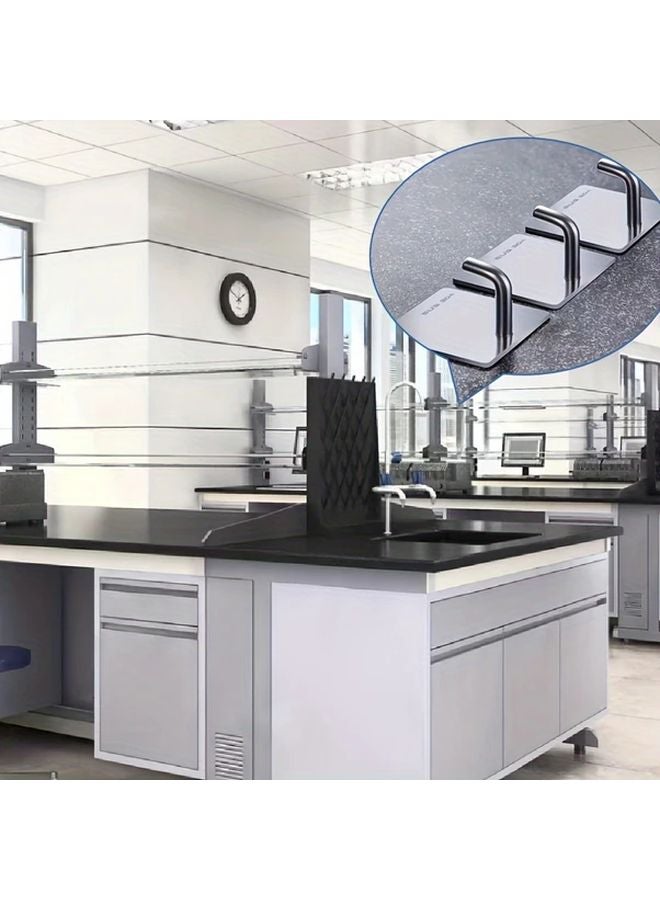3pcs Stainless Steel Adhesive Hooks Multi Functional Kitchen Wall Hooks - Image 4