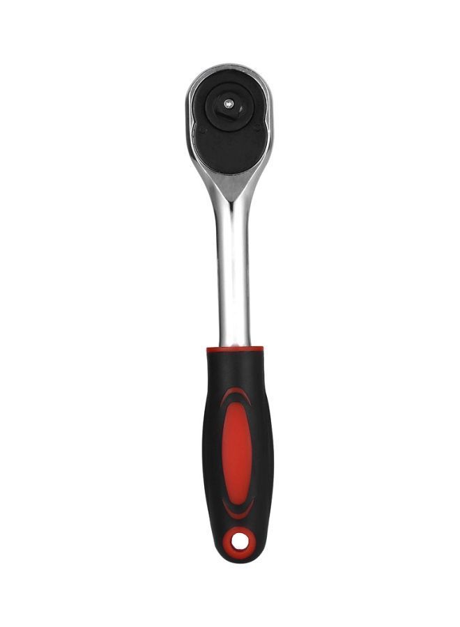 NIBEMINENT 24 Teeth Quick Release Wrench Silver/Red/Black 25x3x6centimeter  - Image 1