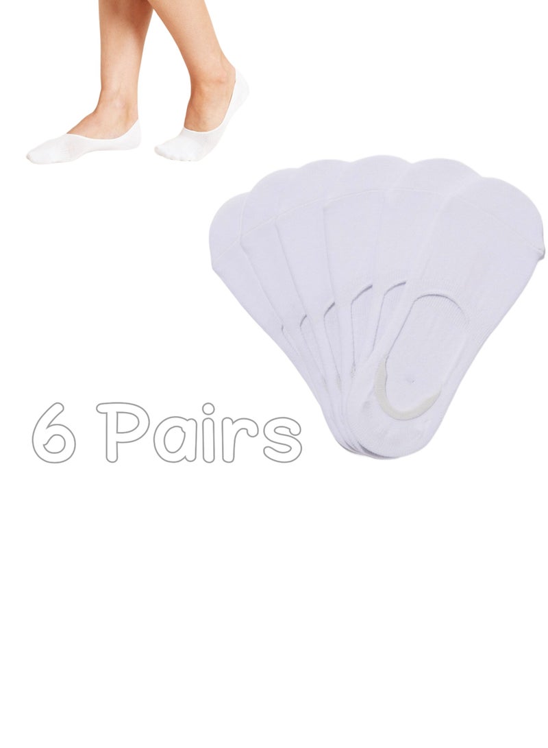 مجموعة من ست جوارب كاجوال خليط قطني قصيرة