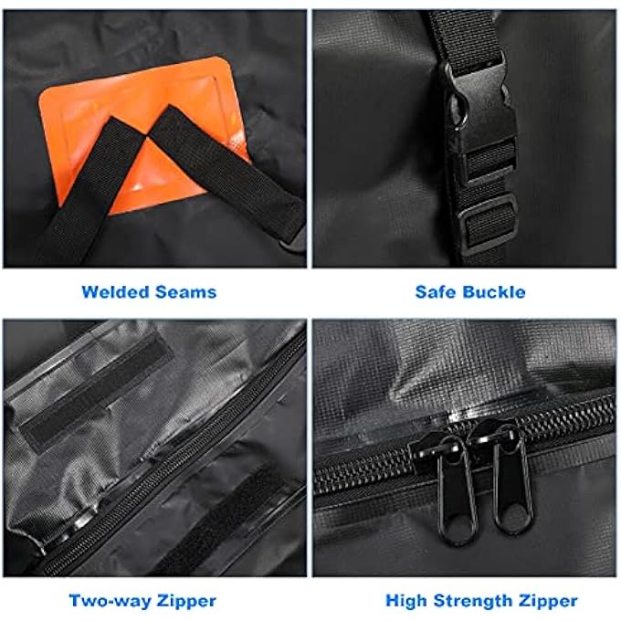 rayihni Waterproof Cargo Bag Car Roof Cargo Carrier Universal Luggage Bag Storage Cube Bag for Travel Camping - Image 3