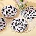 Yaomiao 120 Pcs Cowboy Cowgirl Party Supplies Cow Print Plates and Napkins Decorations for Girls Boys Farm Animal Cow Theme Birthday Party Baby Shower Supplies Pink - Image 4