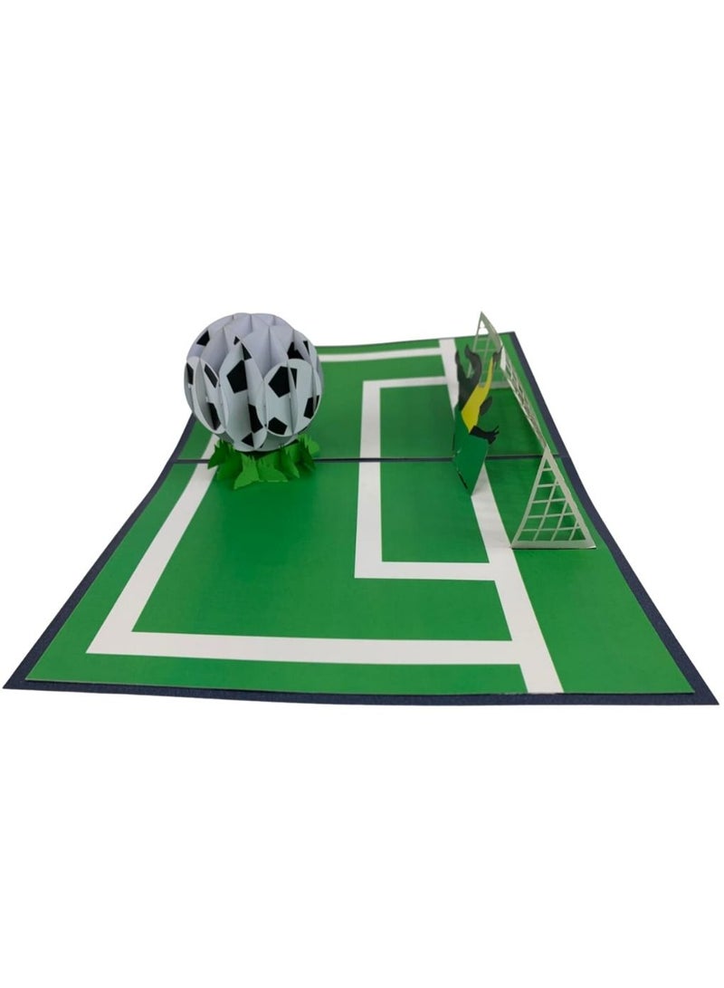 Abra Cards Football Net Pop Up Card - Best Fathers Day Gift - Image 2