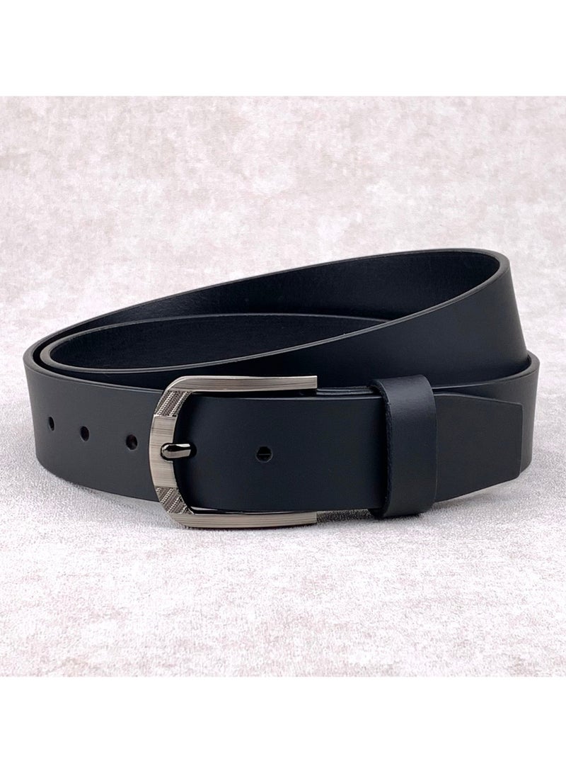 Classic Milano Genuine Leather Belt Men - Semi-Casual Men's Belts & Party Wear Belt, Casual Outfits, Gifts - Black & Brown Men’s Leather Belt for Men - Image 1