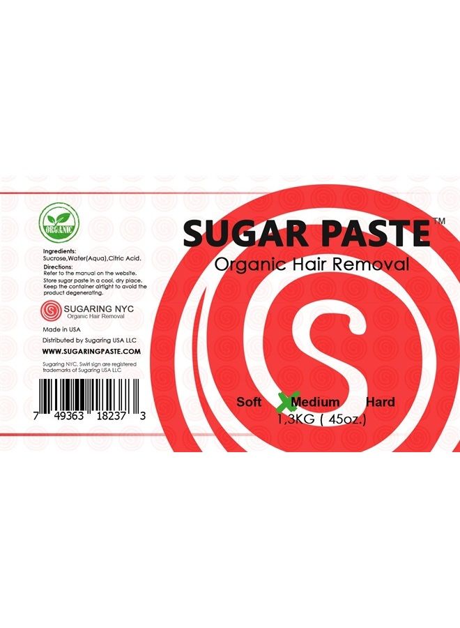 Sugaring NYC Sugaring Paste - Medium Grade Universal Paste for Large Areas, Back, Shoulders, Arms, Legs + Glove Set  - Image 3