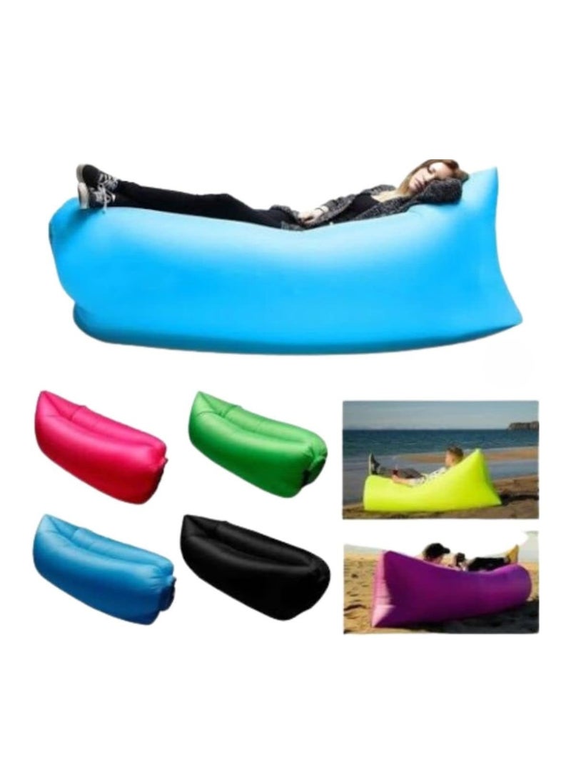 null - Versatile Inflatable Lounger with Air Sofa Pool Floats Waterproof & Anti Air Leaking Features  Perfect Couch for Outdoor Adventures Stylish Inflatable Chair for Hiking Beach and Music Festivals. - Image 1