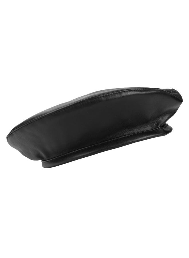 Wheebo PU Leather Berets for Women French Beret Hats Artist Painter Hat Classic Solid Style, Black, One size - Image 5