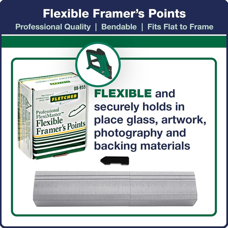 FLETCHER ® Flexi-Points-Staples - Used for Changeable Artwork with 's FlexiMaster® Point Driver - Image 2