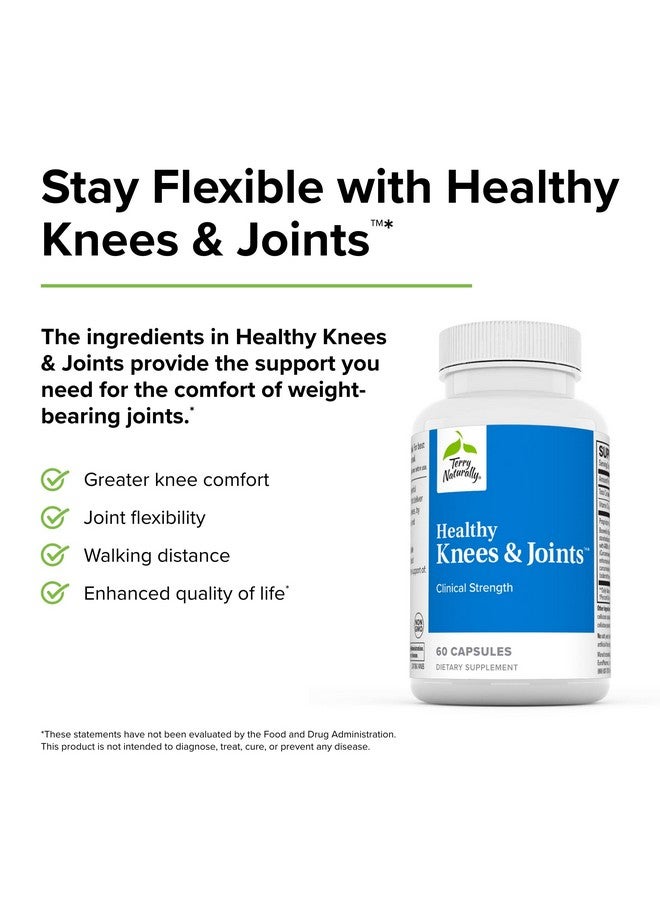 Terry Naturally Healthy Knees & Joints 1560 Mg Curcumin & Boswellia Complex 60 Capsules Promotes Flexibility Mobility Strength & Comfort Glutenfree 20 Servings - Image 5